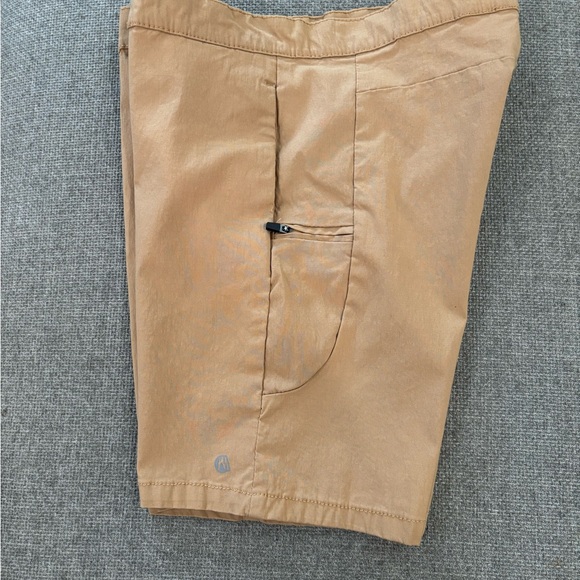 Mossimo Supply Co Tan Flat Front Shorts Classic Design - Picture 4 of 5